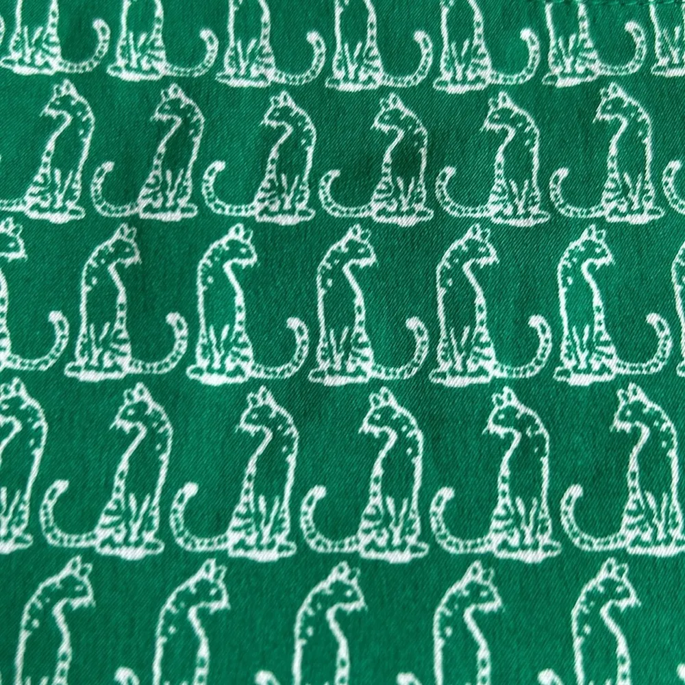 Anthropologie Oat + Fawn Cat Print High Low Top Size XS - Image 7