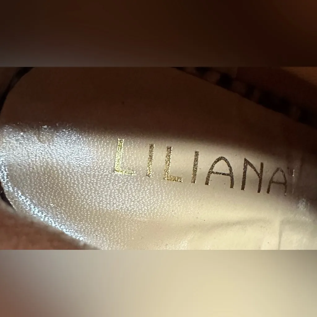 Liliana Leopard Print Peep Toe Heels - Image 5