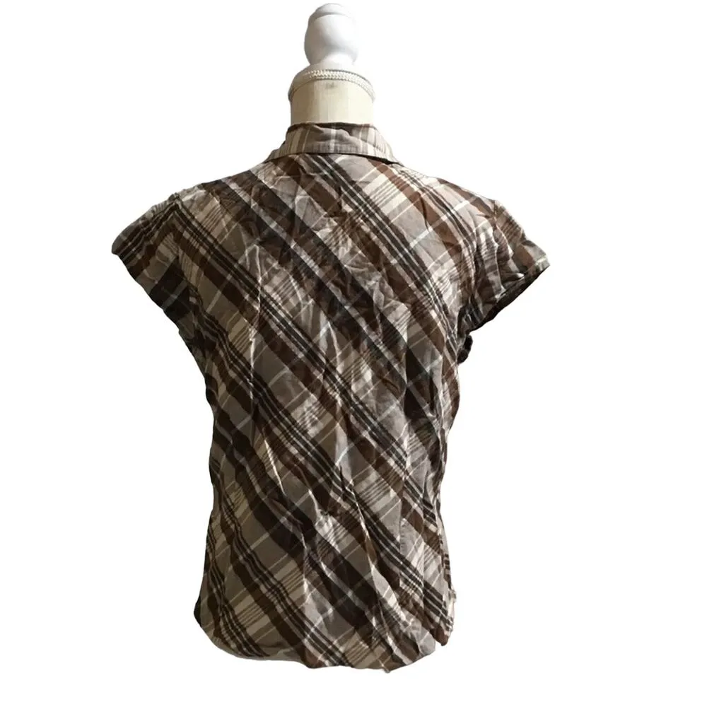 Faded Glory Button Down  Blouse - Image 2