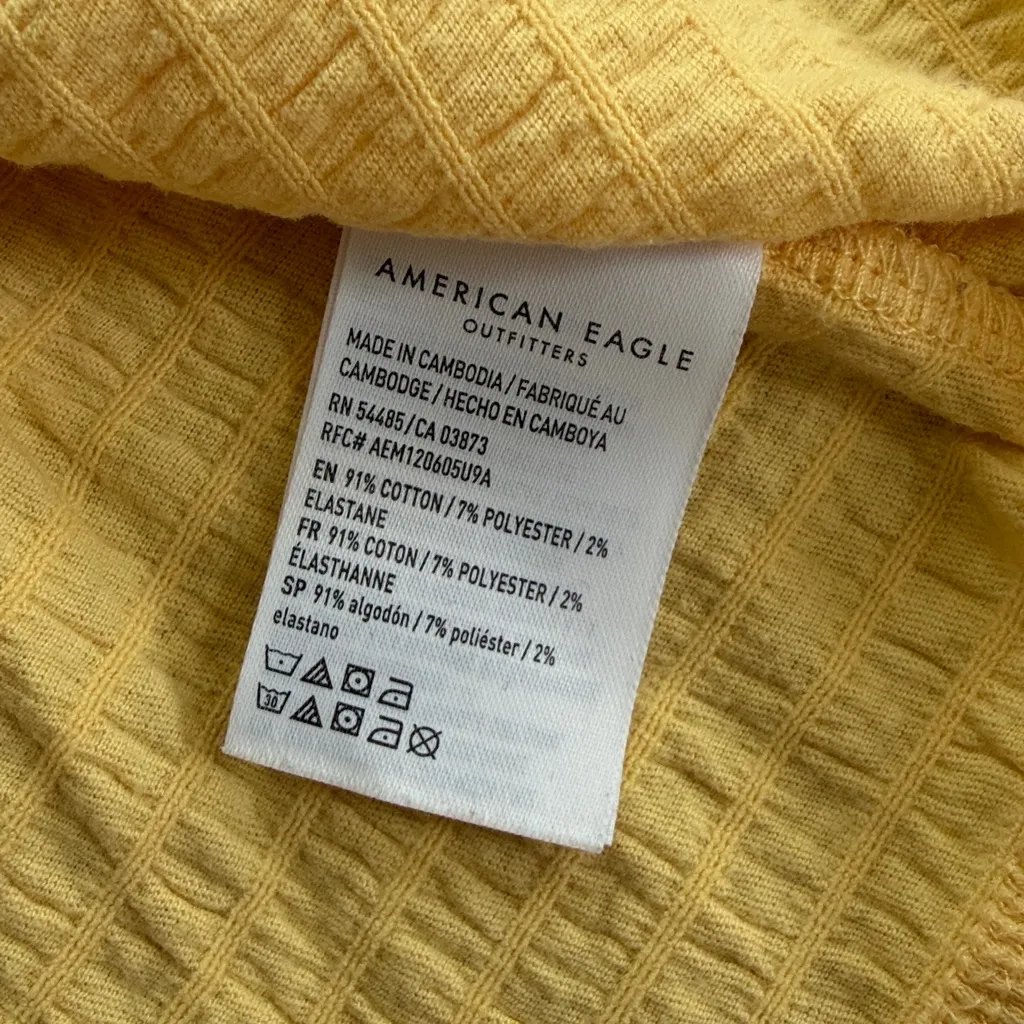 American Eagle Yellow Tube Top - Image 4