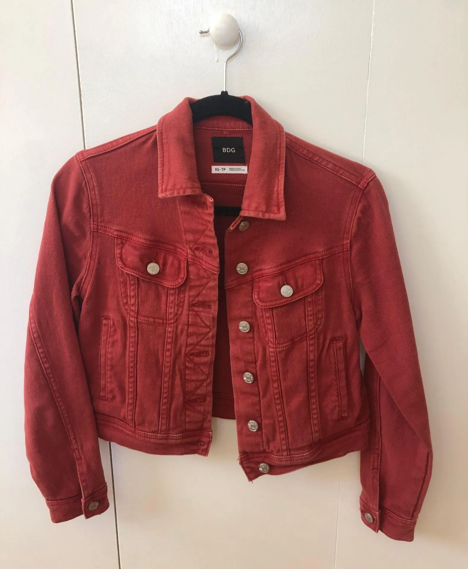 Red Jean Jacket - Image 2