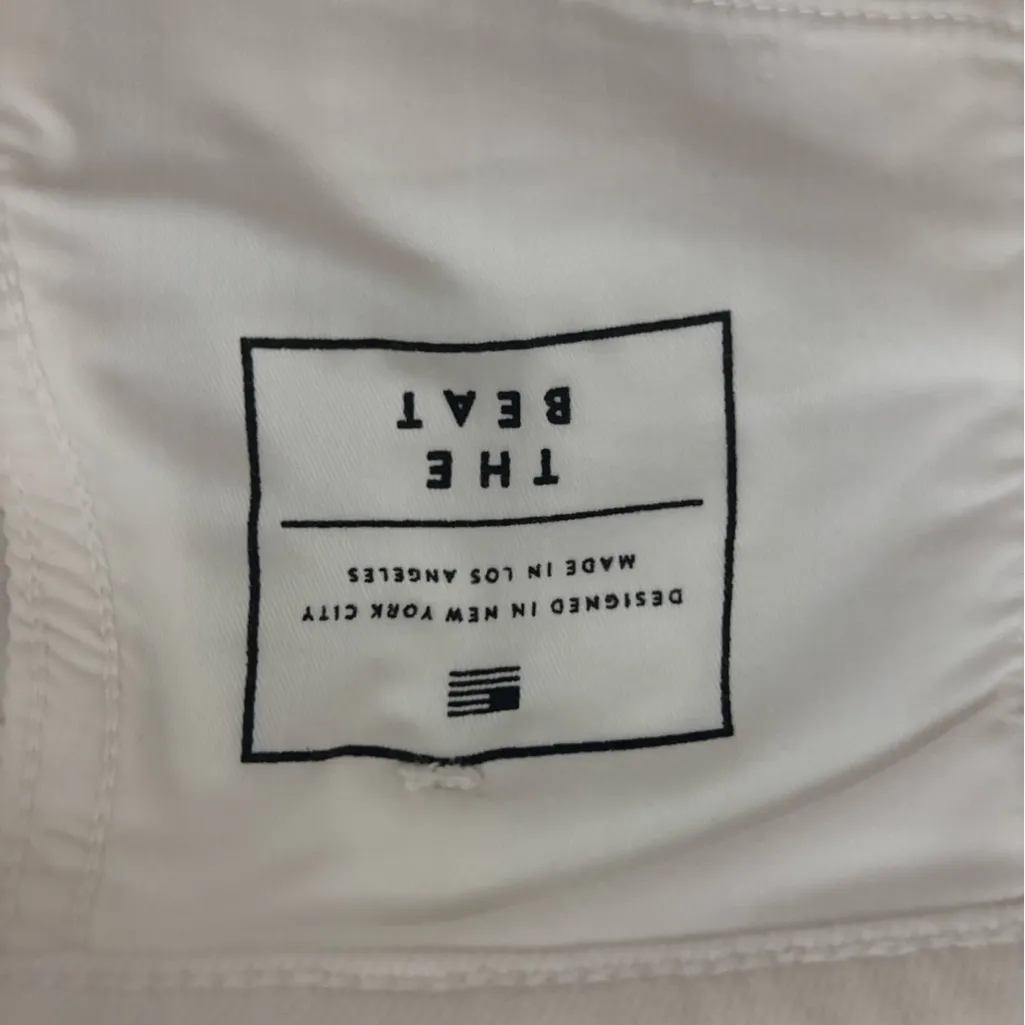 AYR The Beat Jeans Women's Size 30 White Barrel Leg High-Rise Denim Quiet Luxury - Image 13