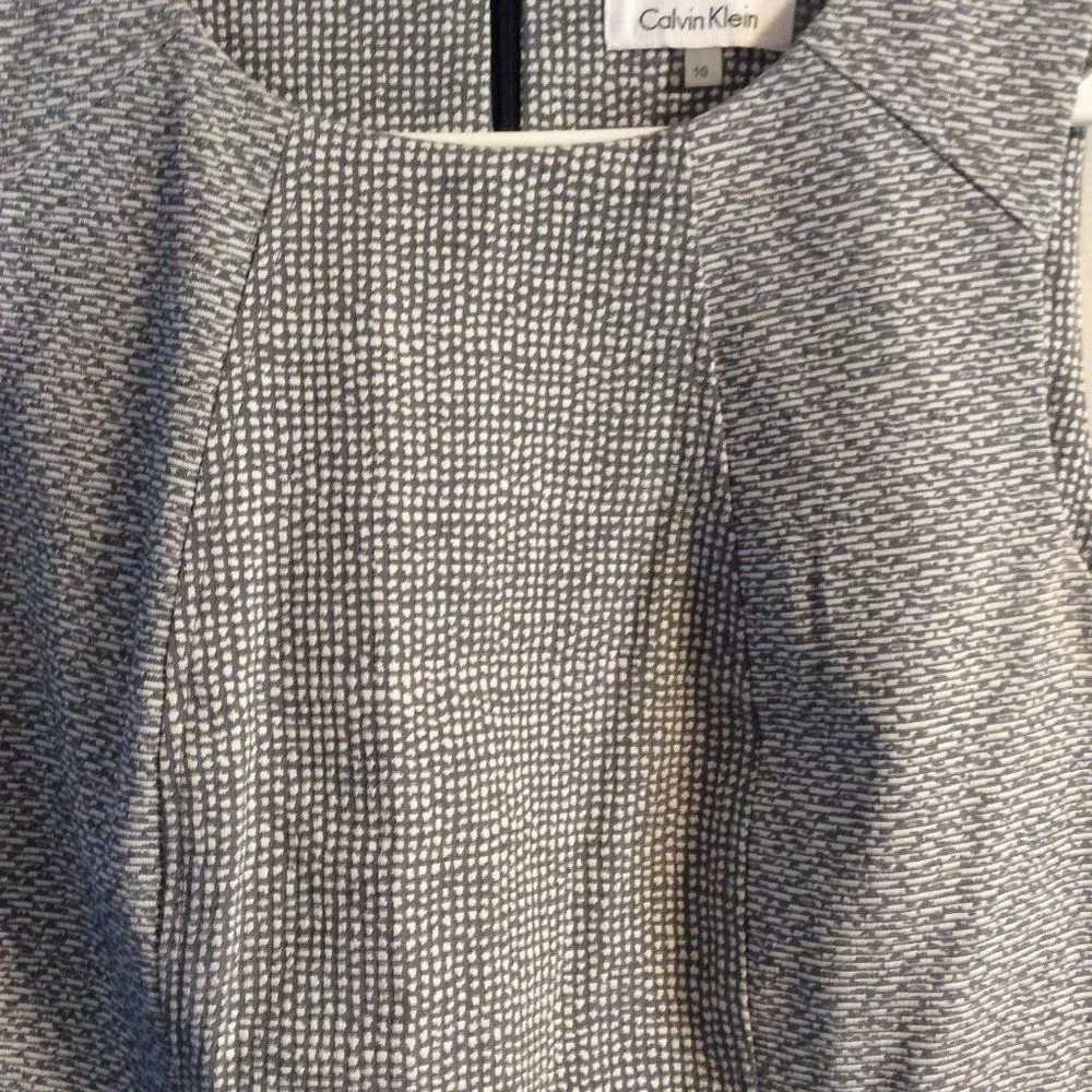 Calvin Klein size 10 dress sleeveless textured career church - Image 2
