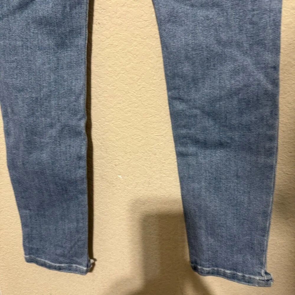 Frame Womens Jeans Size 26 Blue Le High Skinny Medium Wash Denim Raw hems - Image 5
