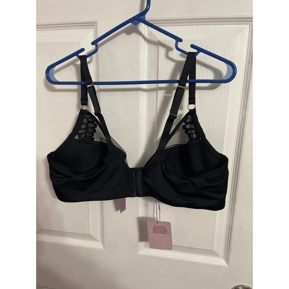 Savage X Women's Savage Not Sorry Microfiber & Lace Half Cup Bra Size 42DD New - Image 6