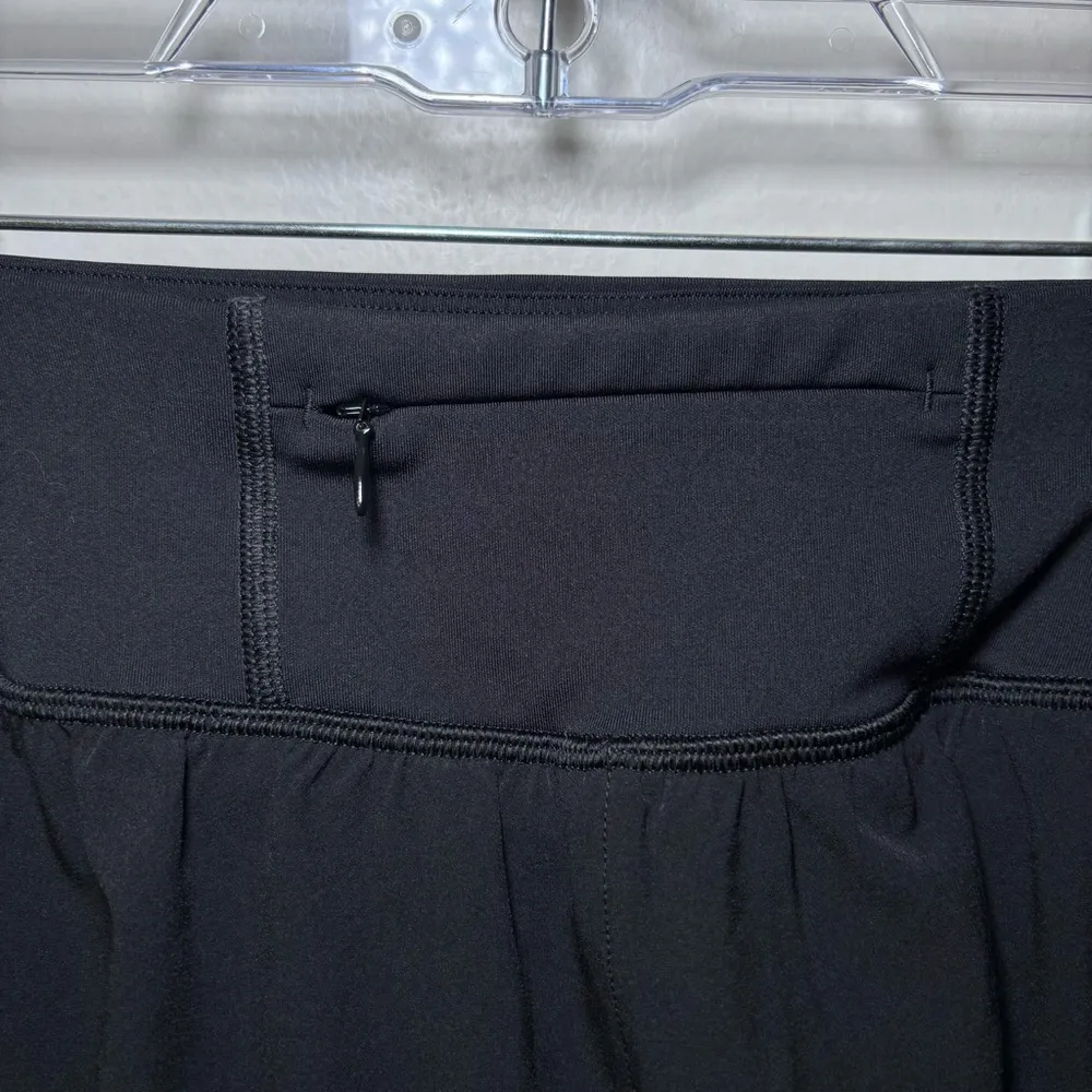 Spanx Skort Womens Medium Black Get Moving Pleated Athletic Stretch Pock… - Image 9