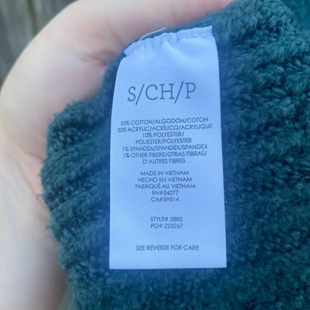 Cabi Tryst Green Open Back Turtleneck Sweater | S - Image 5