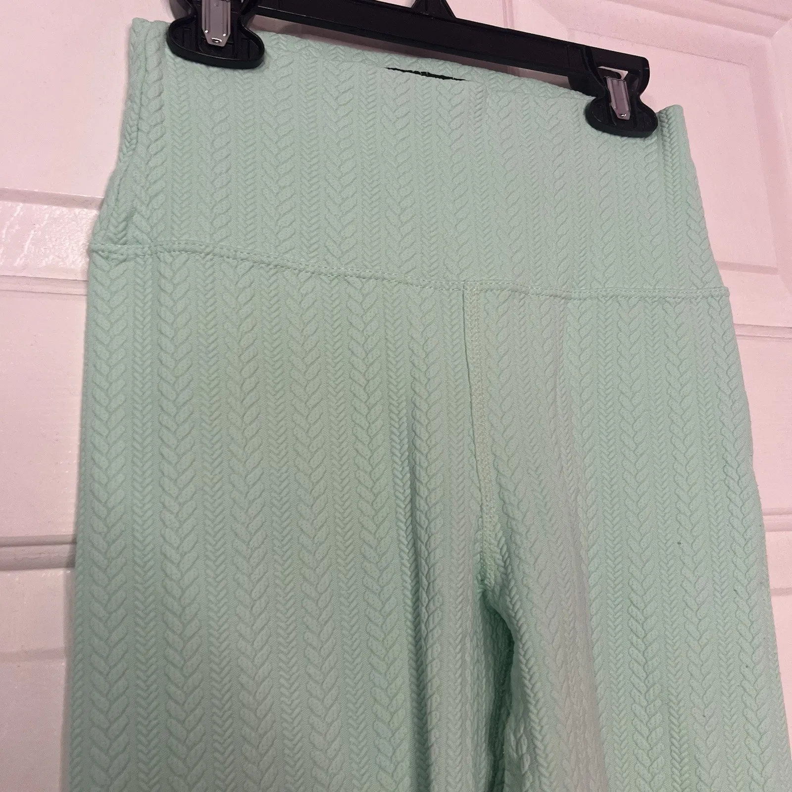 Beach Riot Sport Piper High Waist Leggings Women’s Small Cable Knit Textured - Image 2