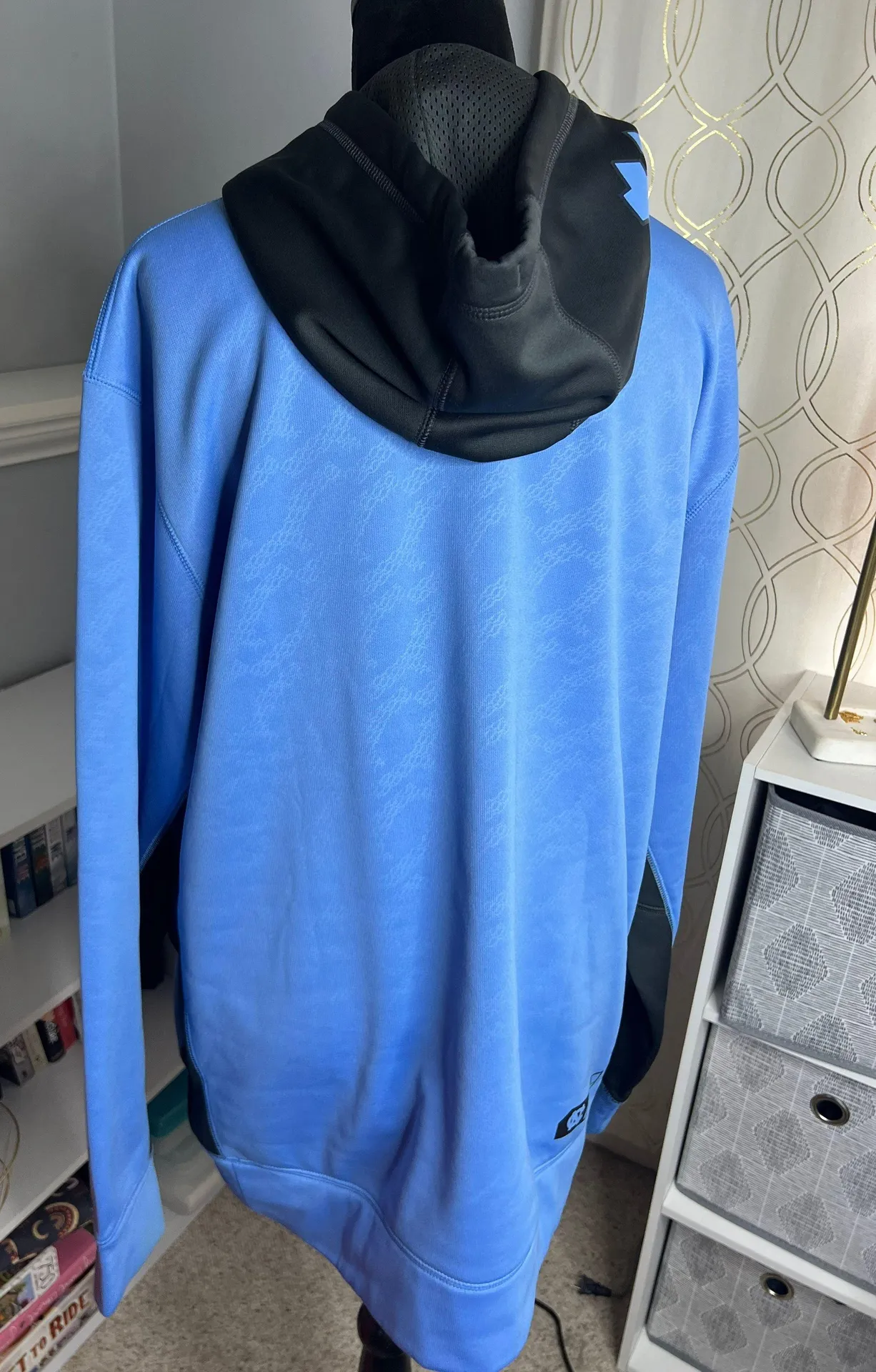 Nike Vintage North Carolina Tar Heels UNC Pullover Sweatshirt Hoodie - Image 5