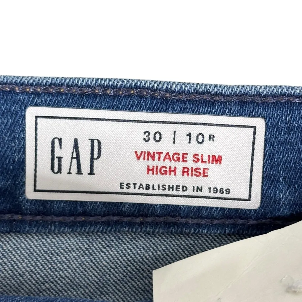 GAP Vintage Slim High Rise Jeans - Image 5