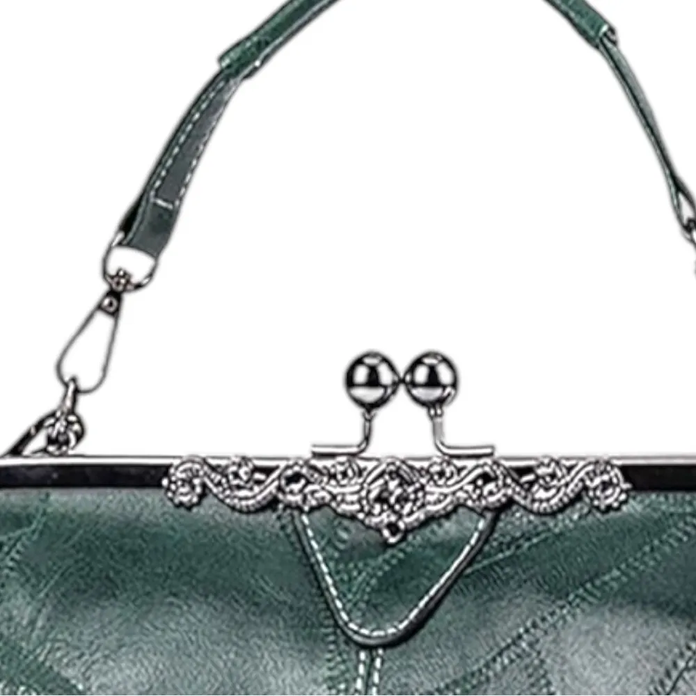 Elegant Green Handbag - Image 2