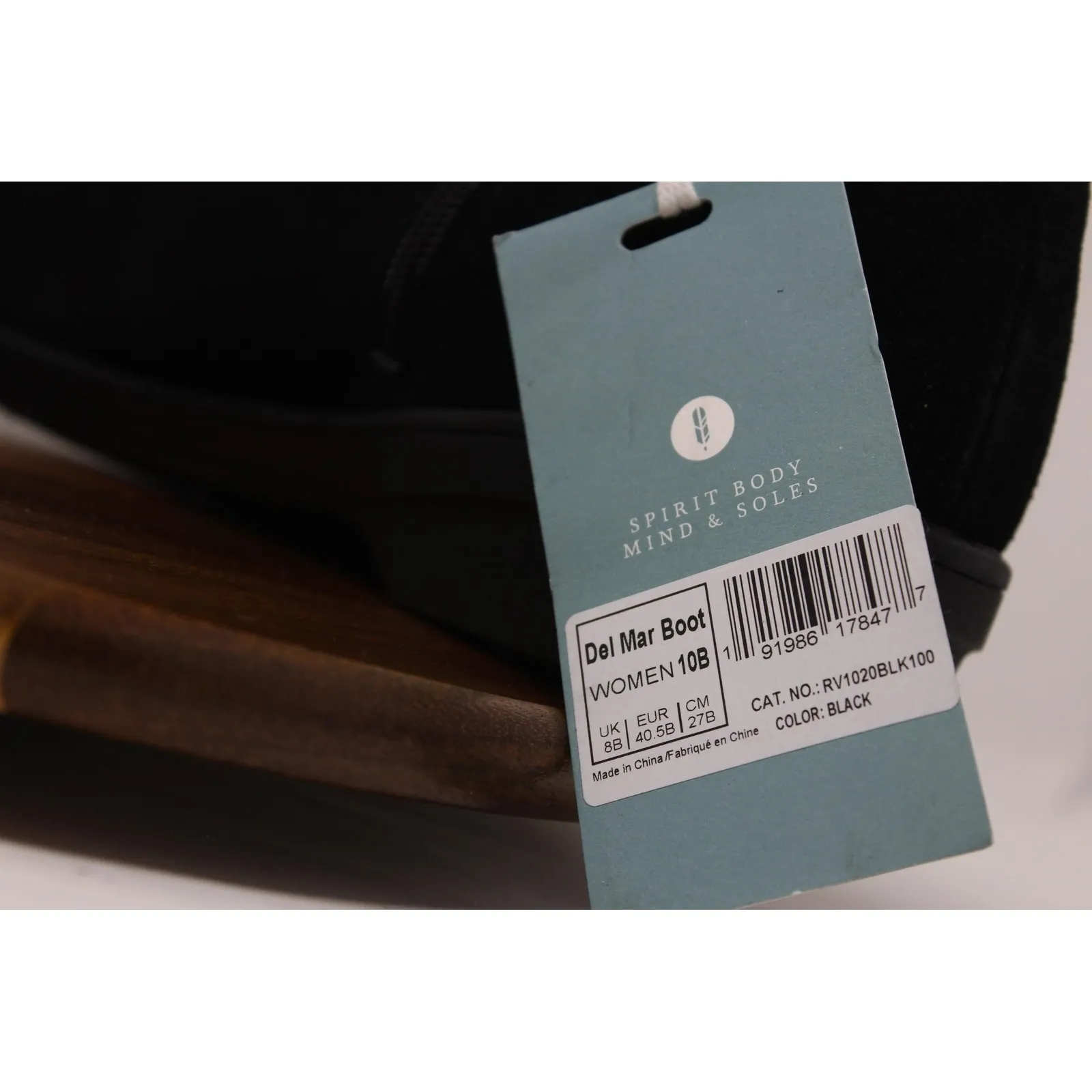 Revitalign Boots Womens Size 10 Black Del Mar Suede Ankle Zip RVL020BLK100 - Image 2