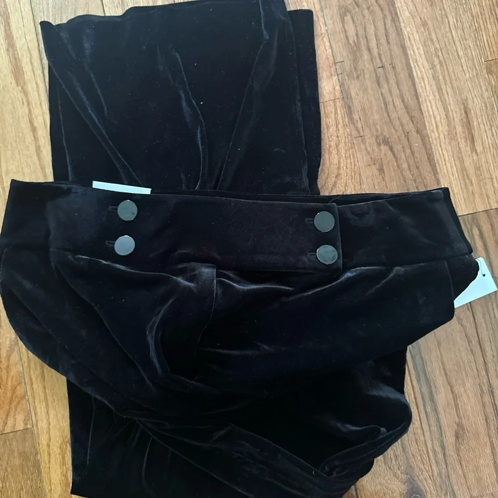 NWT Calvin Klein Whitney Velvet Wide Leg Pant Size 14 - Image 4