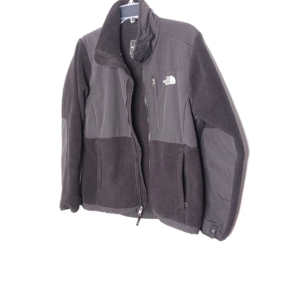 The North Face black zip up fleece jacket - Image 2