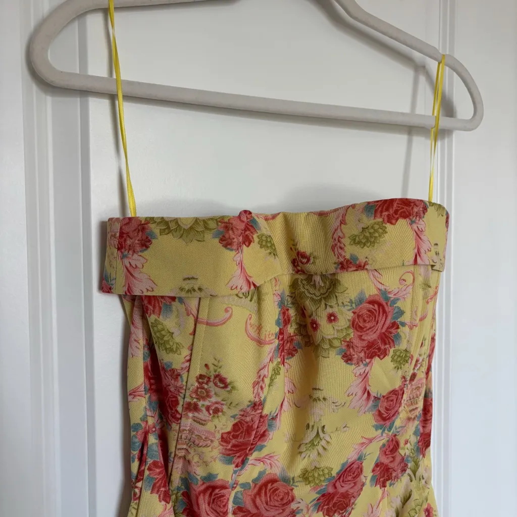 With Jean  Chloe Corset Strapless Mini Dress Prudence Floral - Image 10