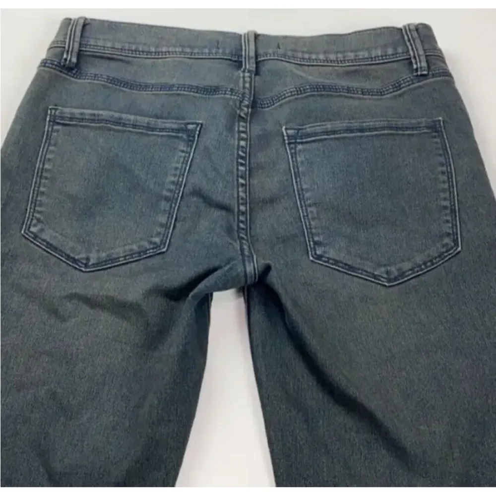 Free People #61855-16515125 Dark Wash Skinny Crop Ankle Jean Size 27 - Image 2