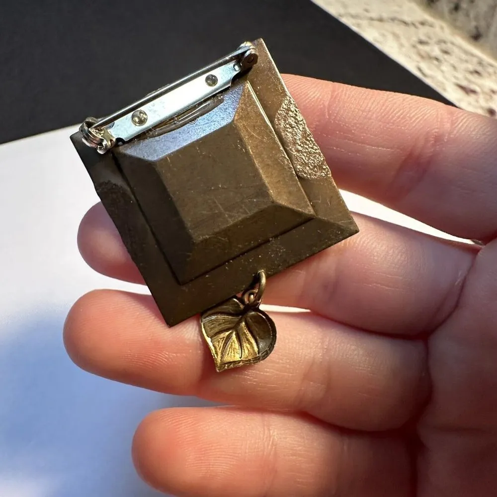 Lot Of 2 Hand Crafted Metal Brooch Pins Honeybee Insect / Swan Bird - Image 6