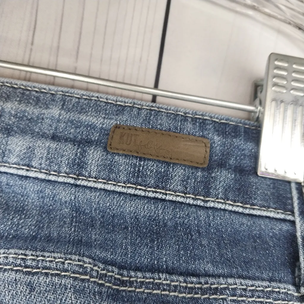 Kut From The Cloth Women's Raw Hem Skinny Jeans Size 2 - Image 12