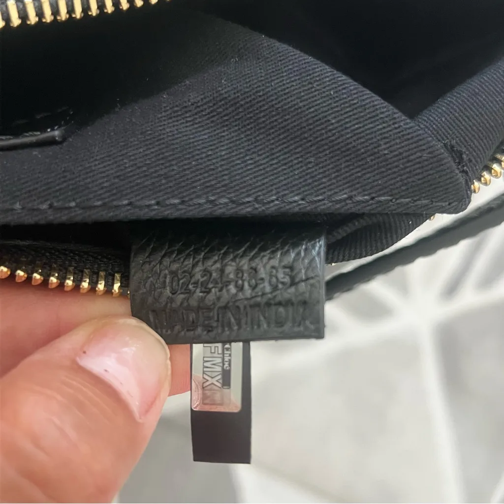 See By Chloe Joan Ladylike Black Shoulder Bag with Metallic Ring Detail - Image 6