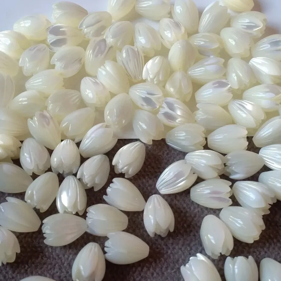 Mother of Pearl Queen Conch Pīkake & Edison Pearl Necklace Handmade - Image 7