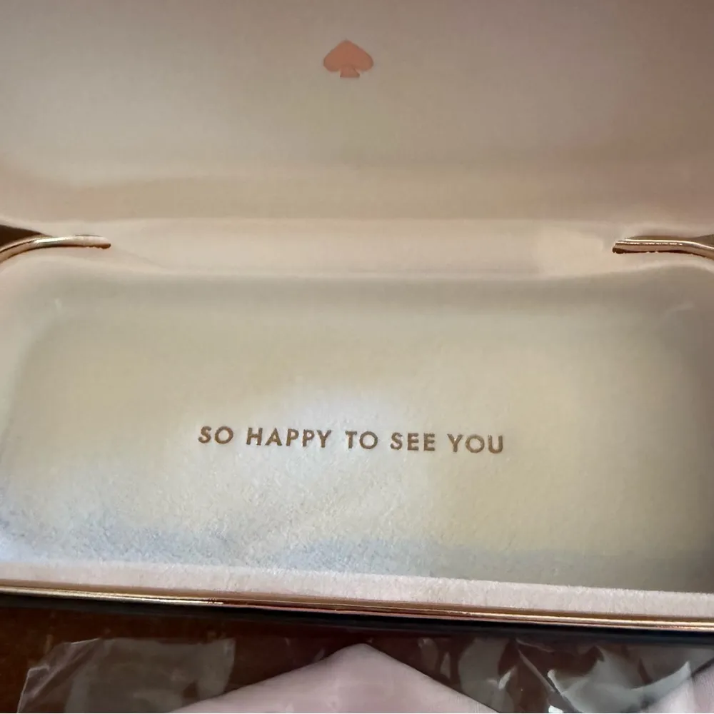 Kate Spade Pink Glasses sunglasses hard Case - Image 5