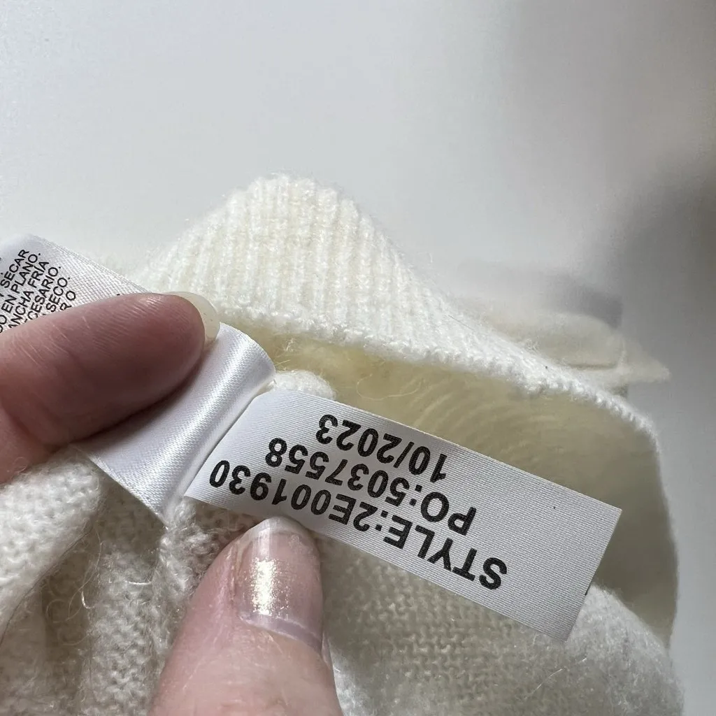 vineyard vines Martha’s Vineyard Wool Alpaca Cream Women’s Size Medium‎ - Image 7