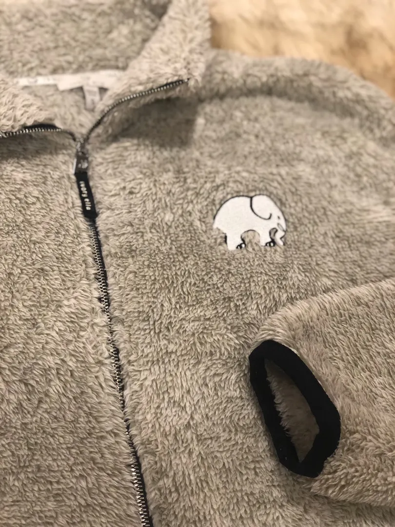 Ivory Ella Fuzzy Jacket - Image 2