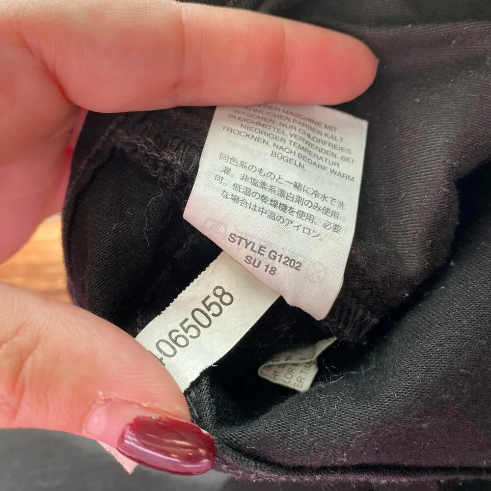 Madewell Women's 9 Inch High Rise Skinny Jeans Black Size 29 - Image 13