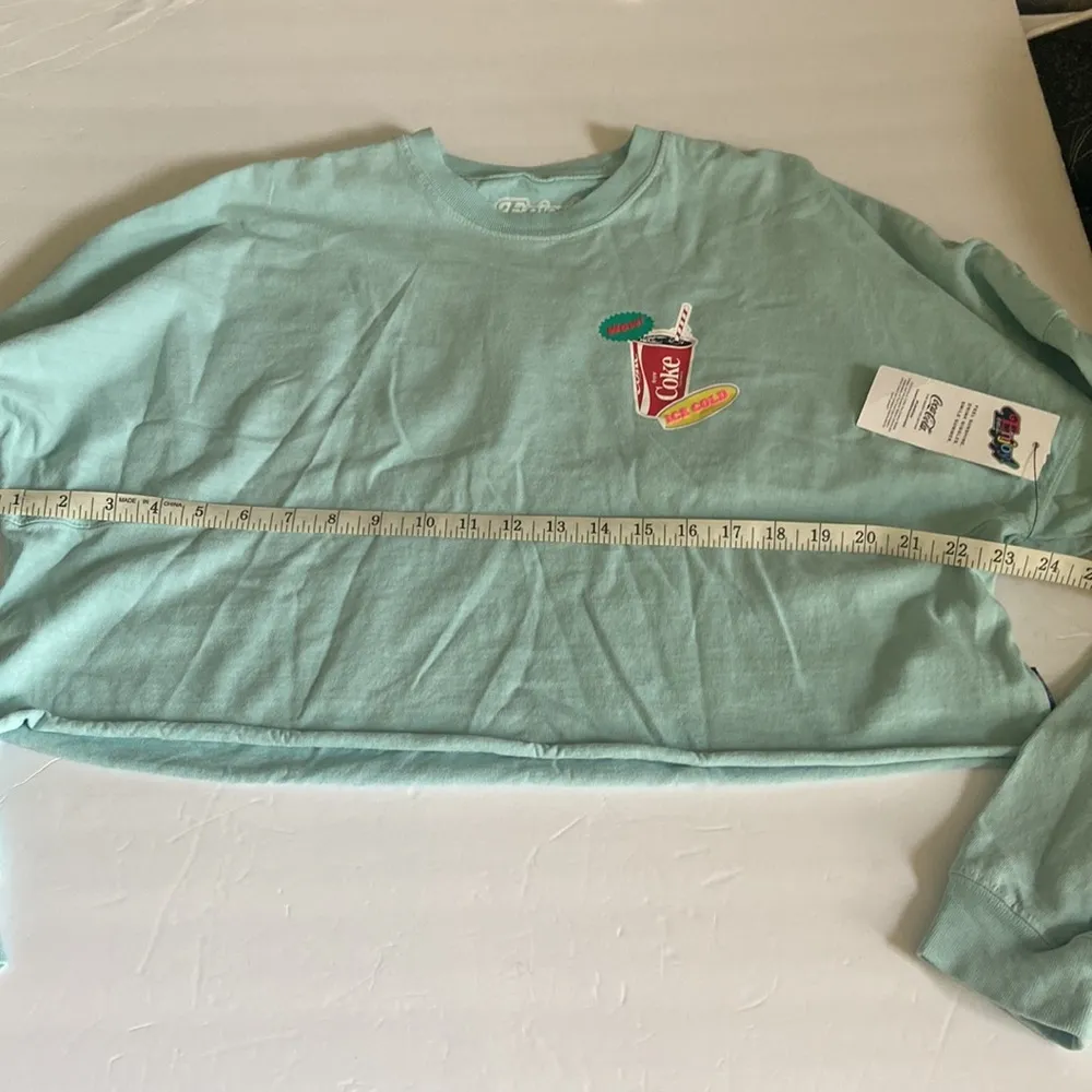 Coca Cola long sleeve crop spirit jersey Blue Size M - Image 16