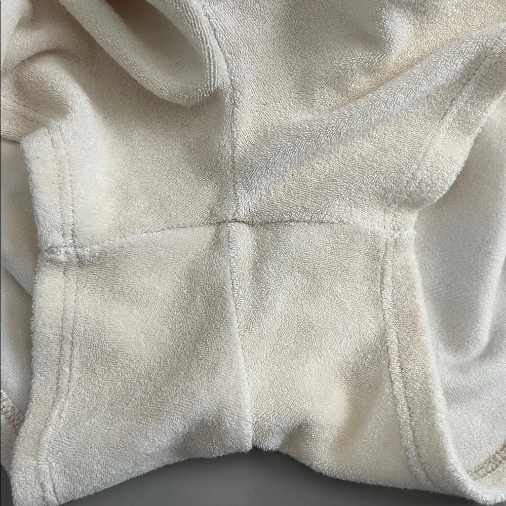 Beyond Yoga Terry Casual Drawstring Shorts Vanilla Size Medium - Image 7