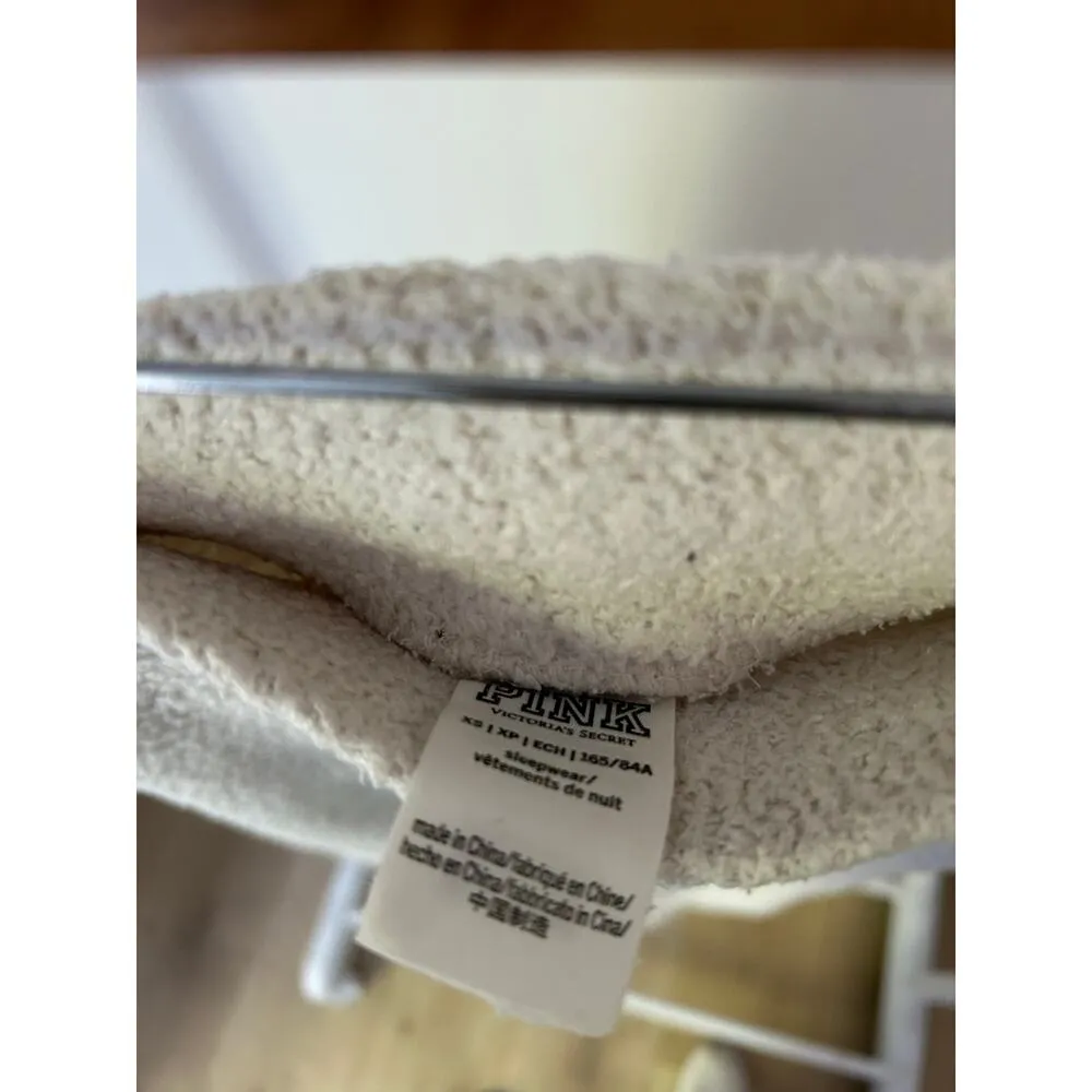 Victoria's‎ Secret White Sherpa Pants Size XS - Image 2