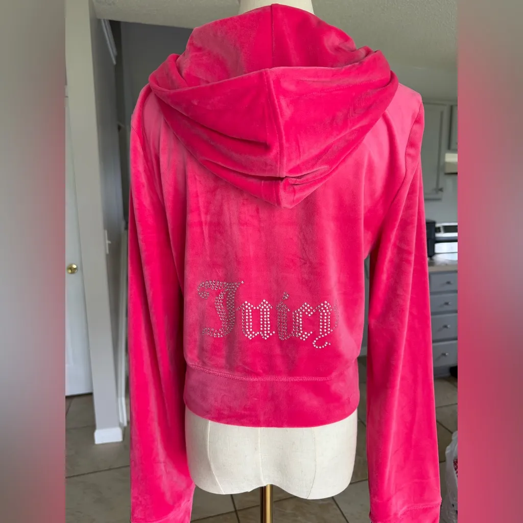 NWT Juicy Couture Pink tracksuit size medium - Image 2