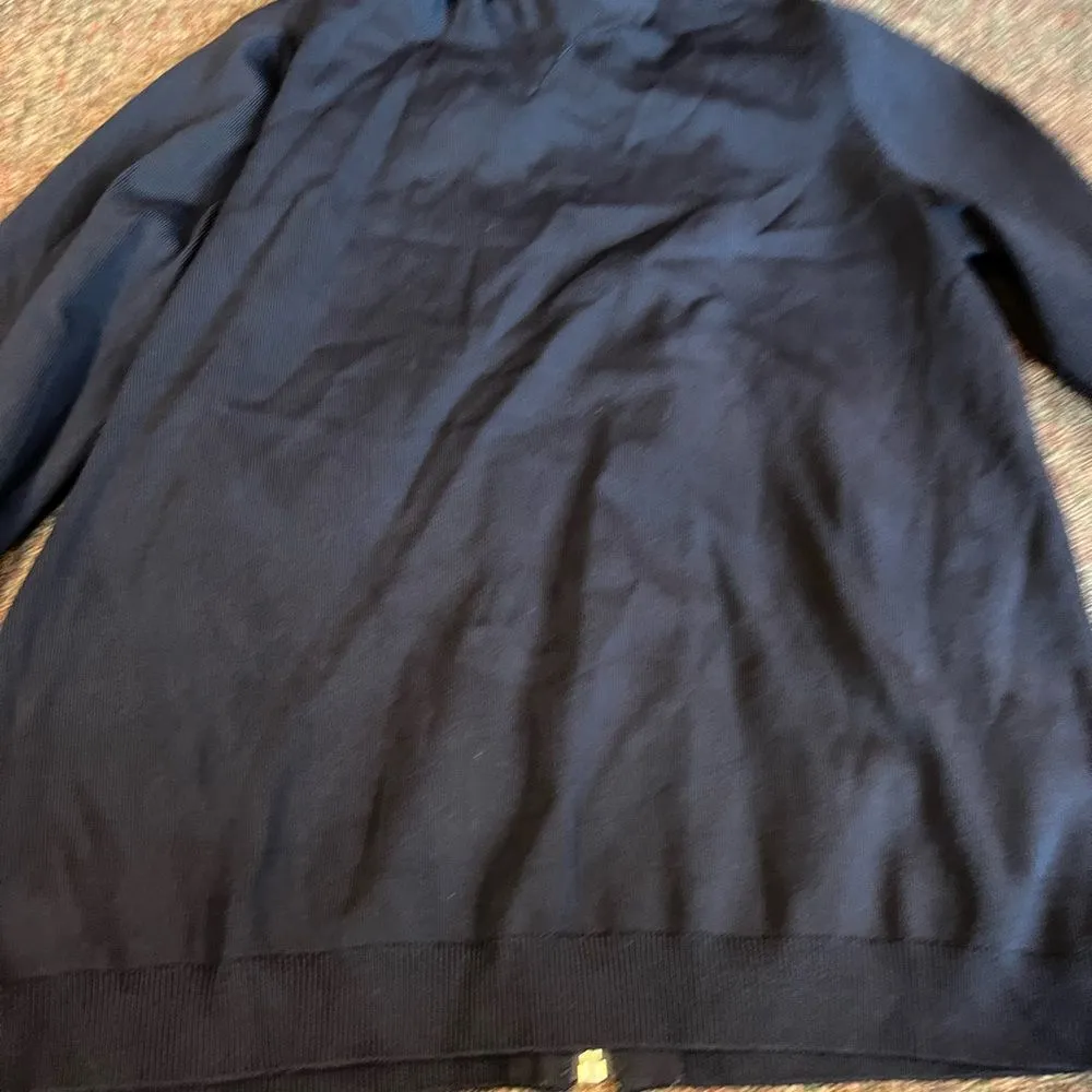 Magaschoni large navy sweater blouse - Image 6