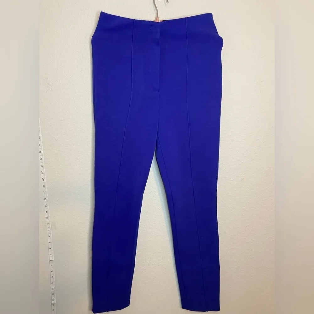 Diane von Furstenberg High Waisted Purple/Blue Skinny Pants size 4 - Image 3