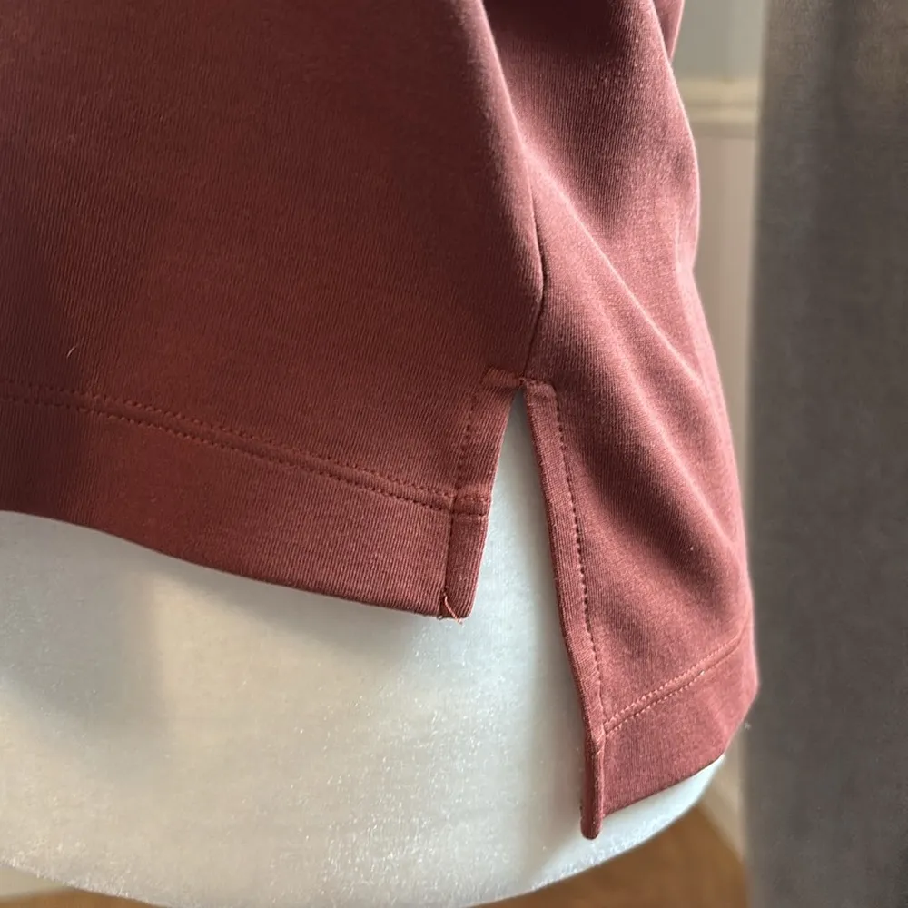 Athleta Harlow Hybrid T-Shirt Puff Sleeves High Low Hem Oversized Sz XS - Image 7