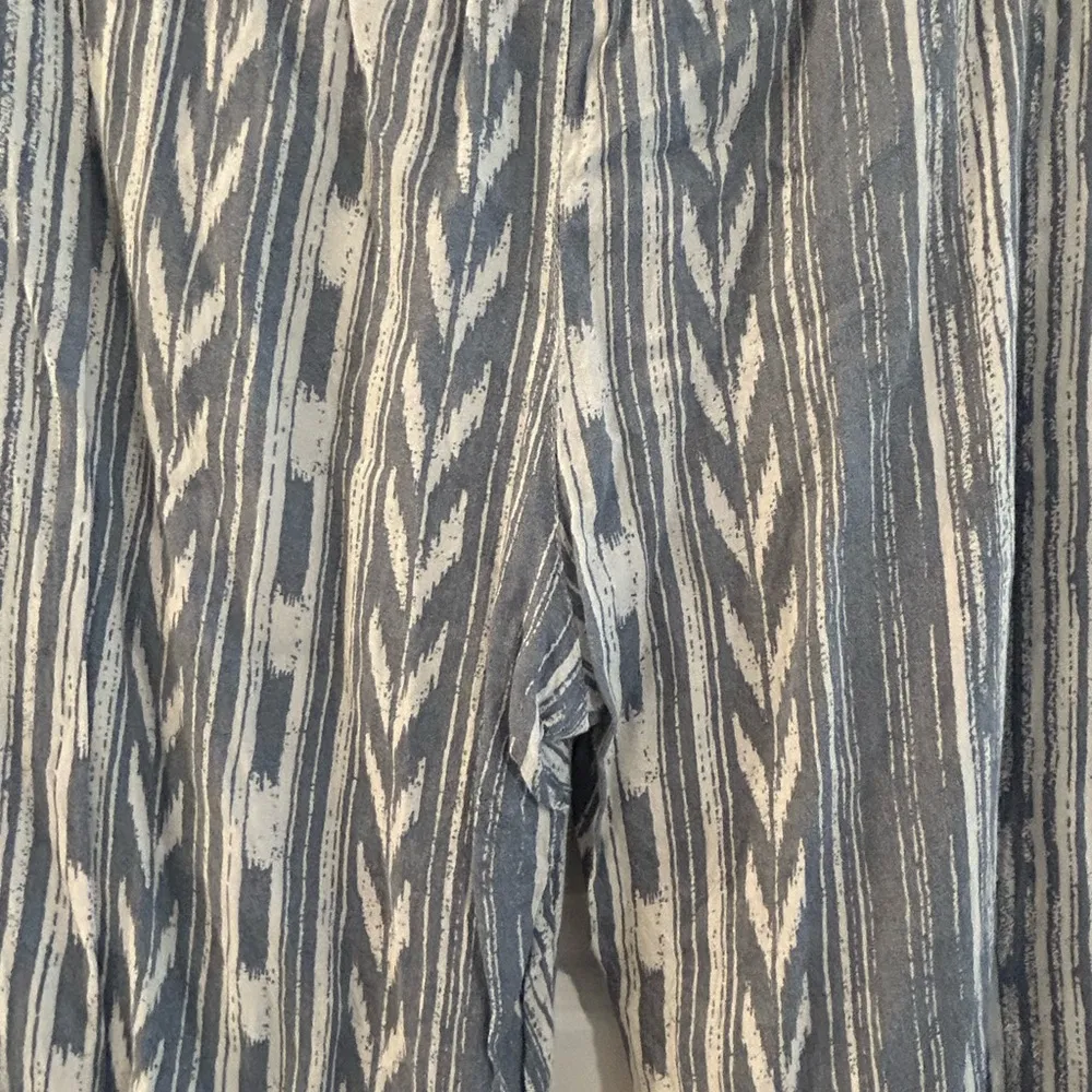 Billabong Tribal Pants Blue White Size S - Image 7