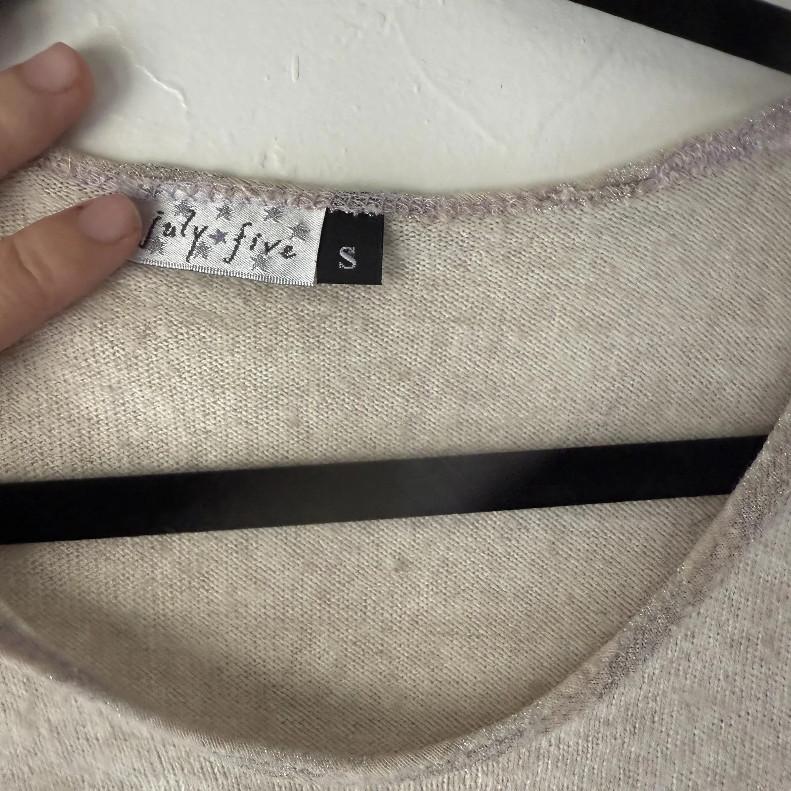 July Five Y2k Sweater Women Small Boho Pullover Long Sleeve Colorblock Top Fiary - Image 4