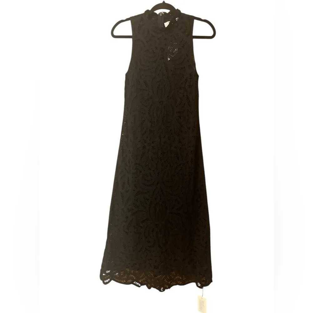 NWT Sea New York Branca Black lace dress Size 2 - Image 3