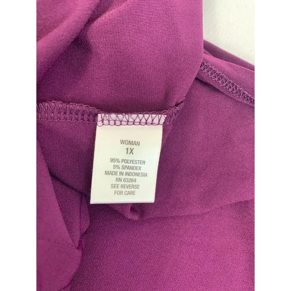 Roz & Ali Women's Bold Berry Blouse - Image 4