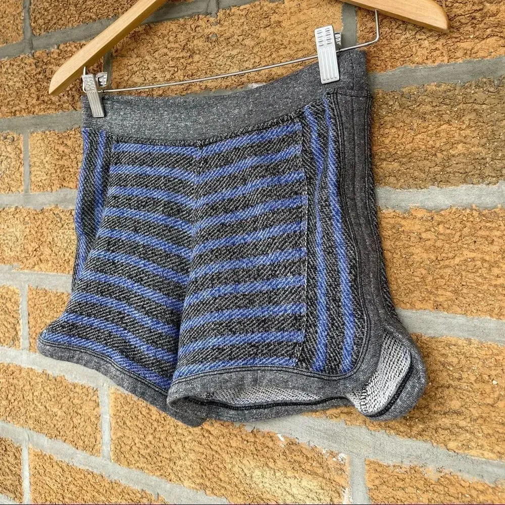 T By Alexander Wang 2 piece Top Blue Striped Long Sleeve Sweatshirt XS - Image 11