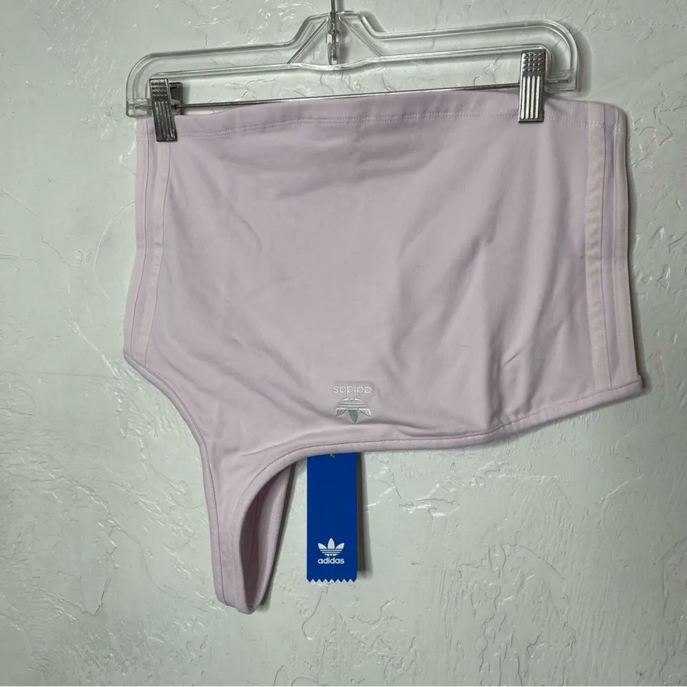 NWT Adidas Asymmetric Top Light Purple Size Large - Image 2