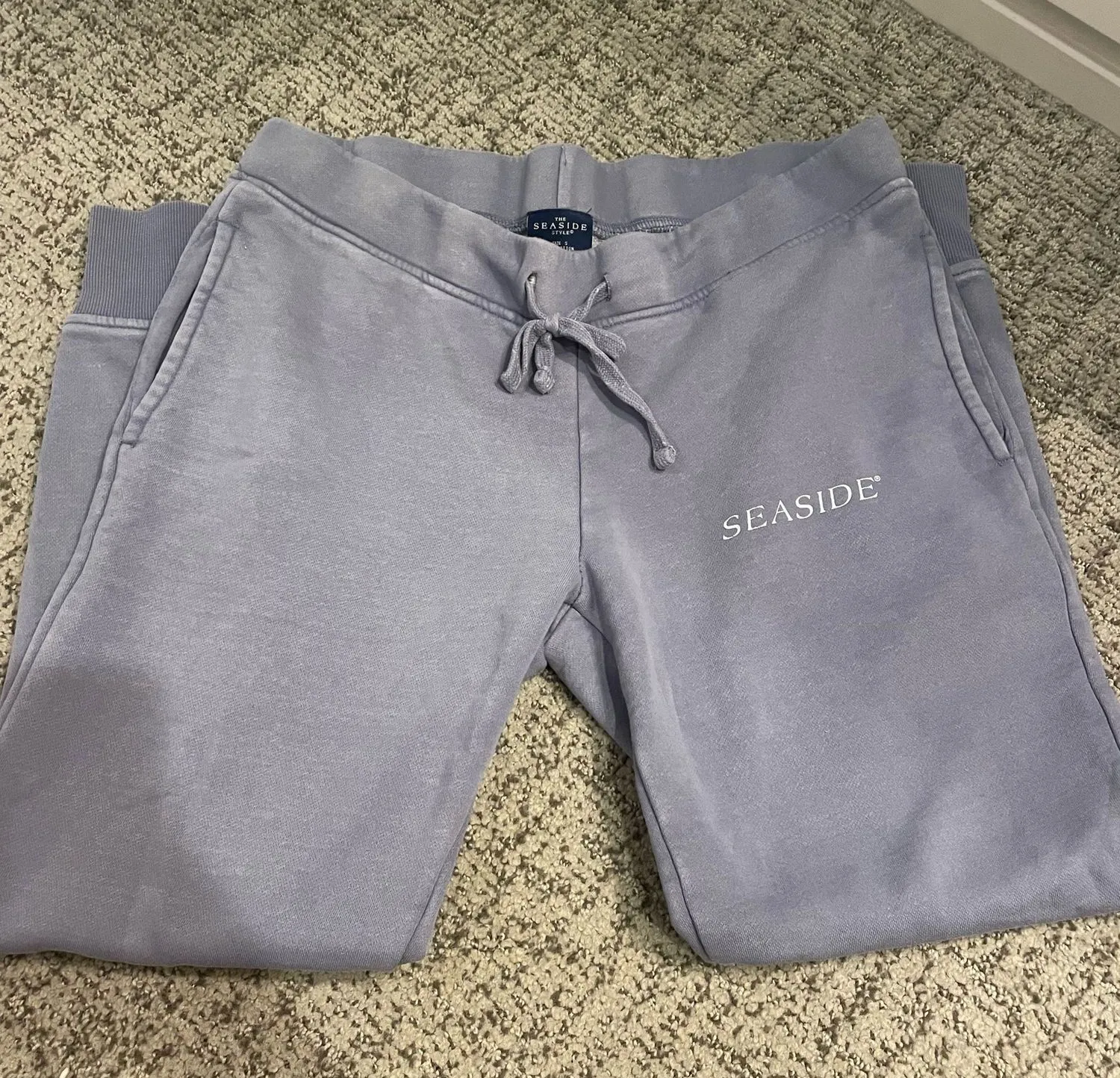 Blue Seaside Style Sweatpants - Image 2