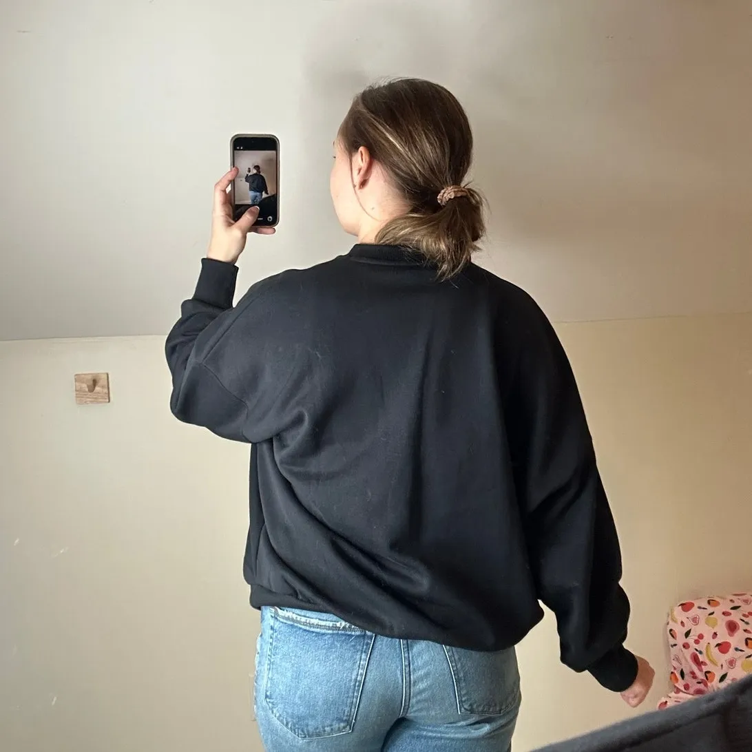 Under Armor: Black Crewneck Sweatshirt NWT - Image 2