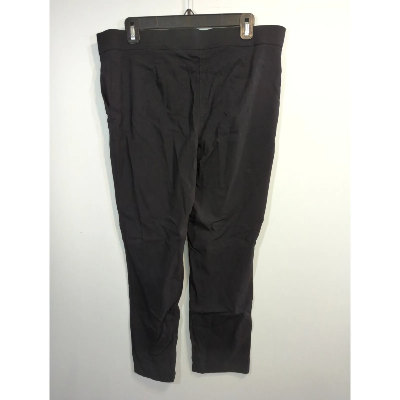 Fundamental Things Black High Waist Pull On Pants Womens Size 14P Skinny Stretch - Image 4