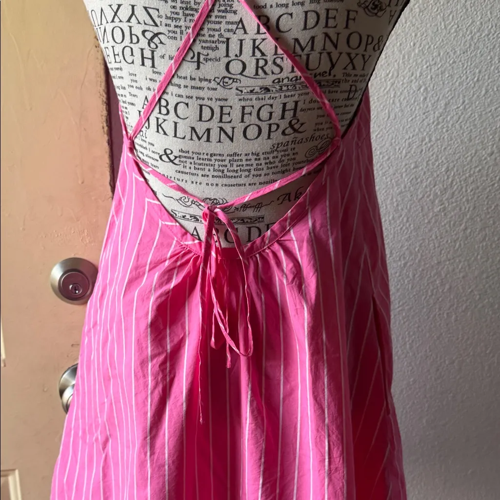 A New Day Pink Striped Mini Dress - Image 8