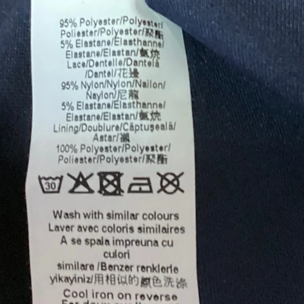 Missguided Navy Blue Lace Halter Sleeveless Cocktail Maxi Bridesmaid Dress Sz 2 - Image 9