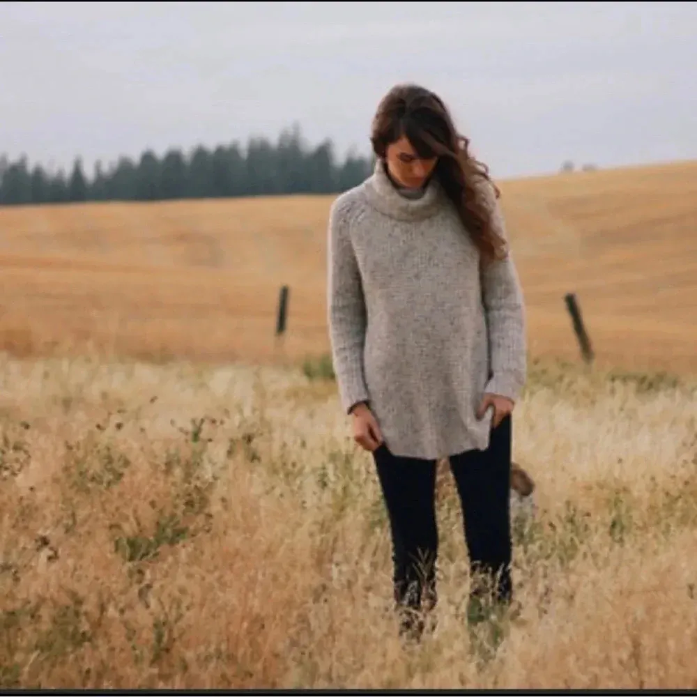 Free People Dylan Tweedy Chunky Oversized Boho Sweater - Image 4