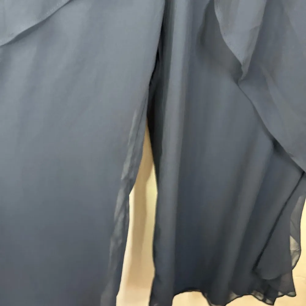 Addison Evenings Size Large Flowy Black Wide Leg Pant Formal Dressy‎ Wear - Image 4