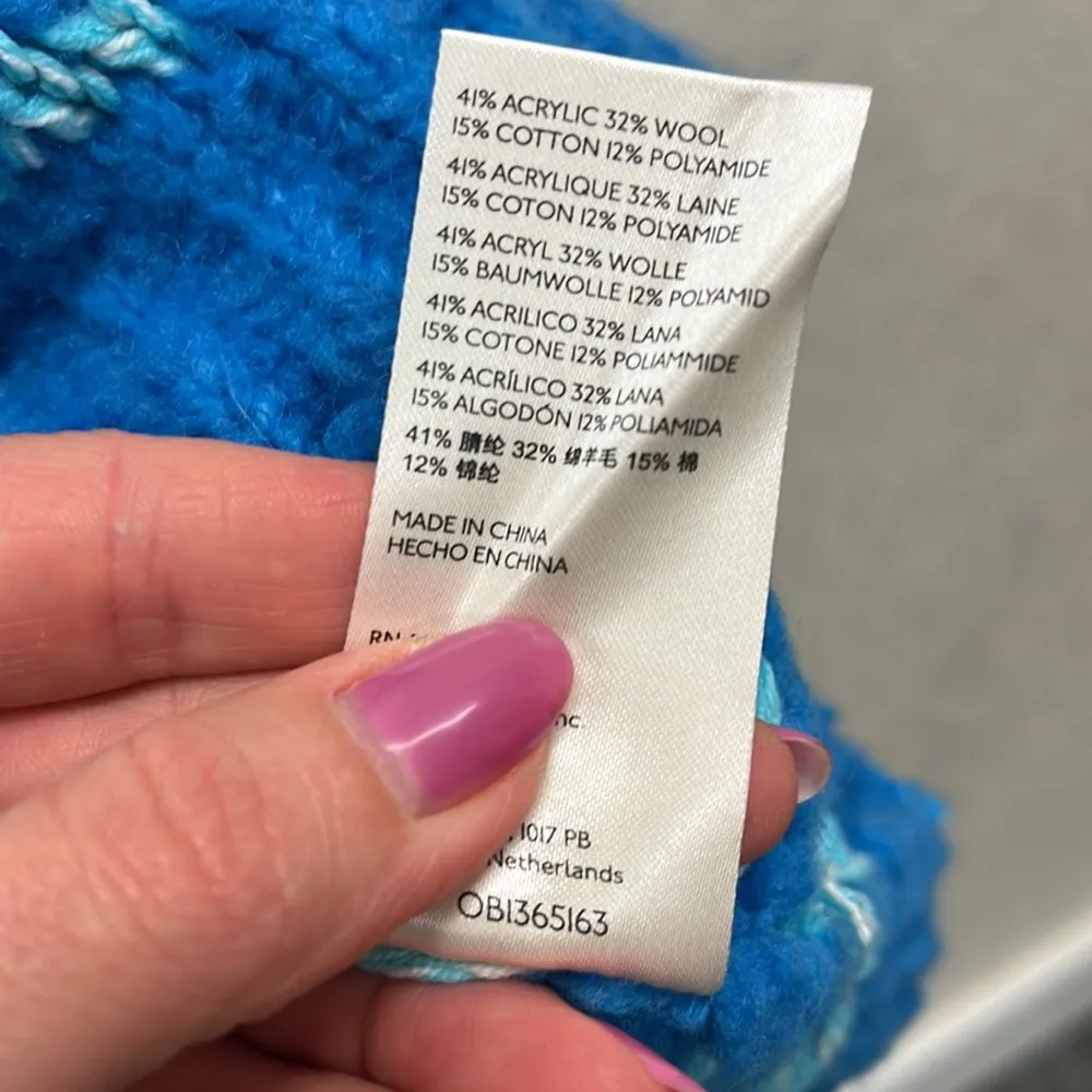 X Free People Snow Day Pullover Sweater in Frozen Lake Combo XL Dress - Image 8