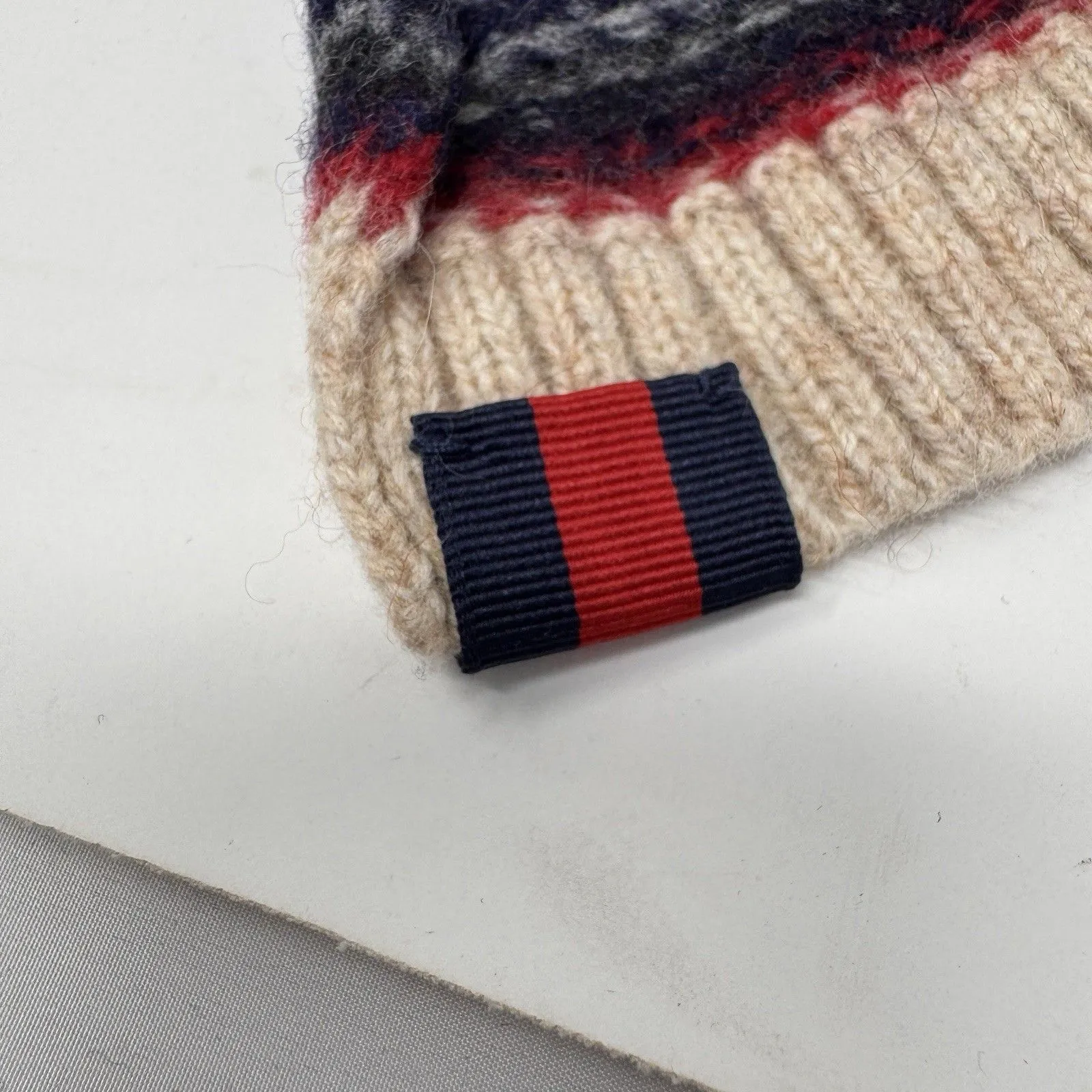 Charter Club Luxury 100% Cashmere Scarf Fair Isle Heather Camel Scarf NWT - Image 8